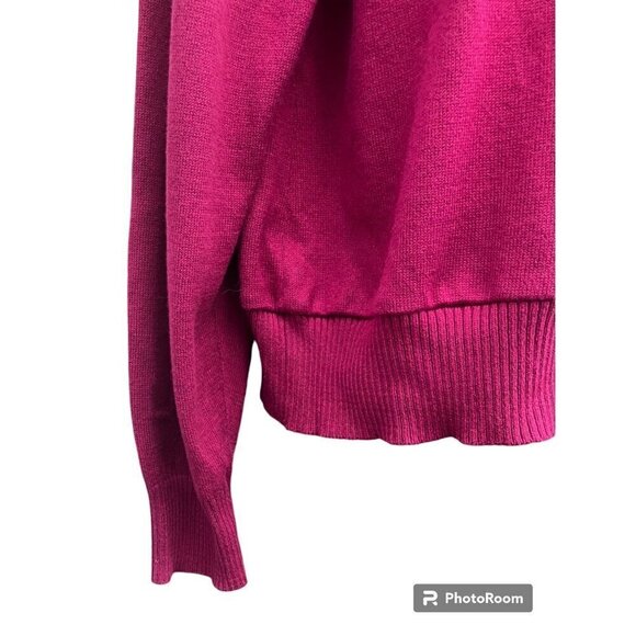 Michael Simon Cardigan XL Sweater Cropped Bird Sequined Peacock Cottage Glam - Picture 4 of 5